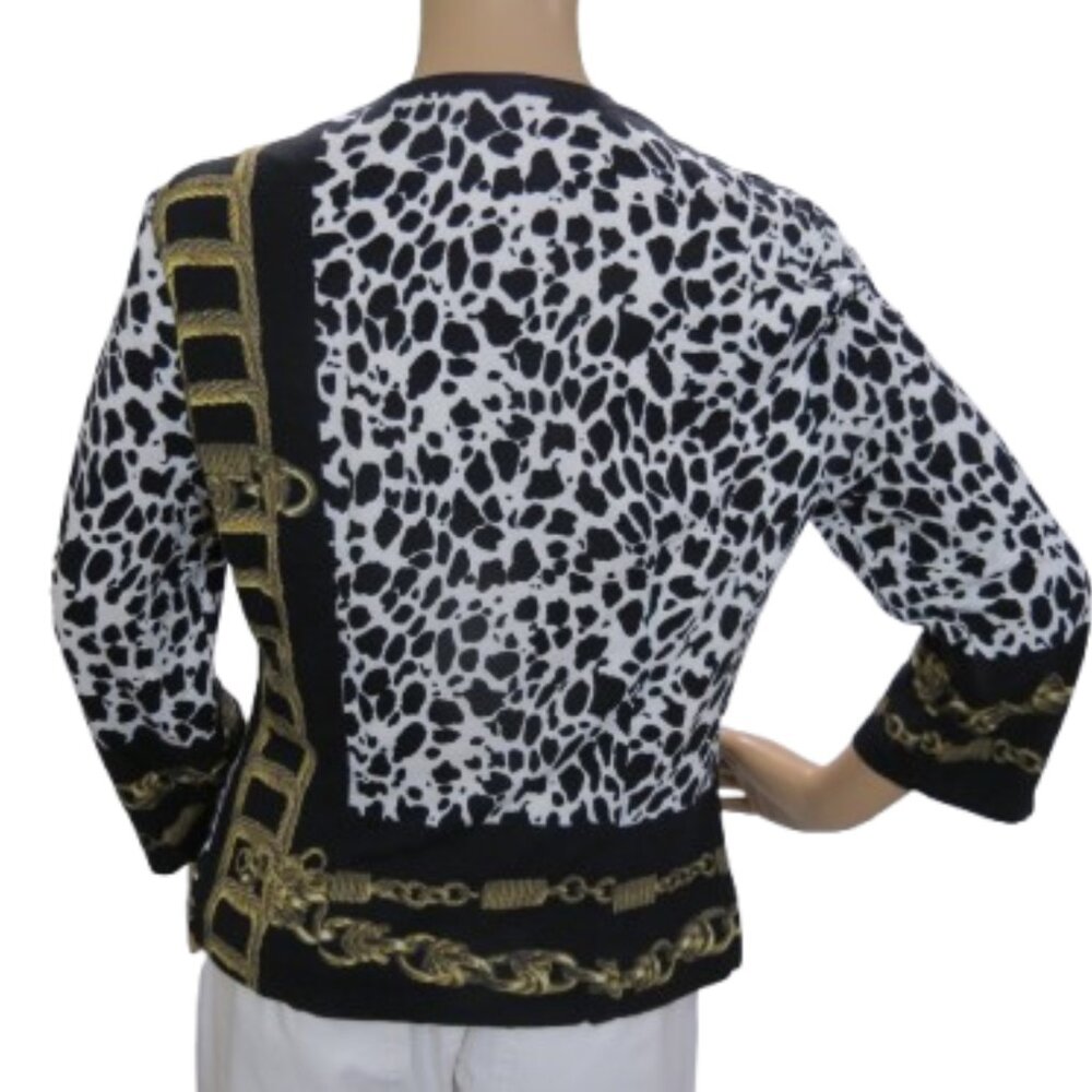 Joseph Ribkoff Leopard Print Cardigan - Picture 5 of 6